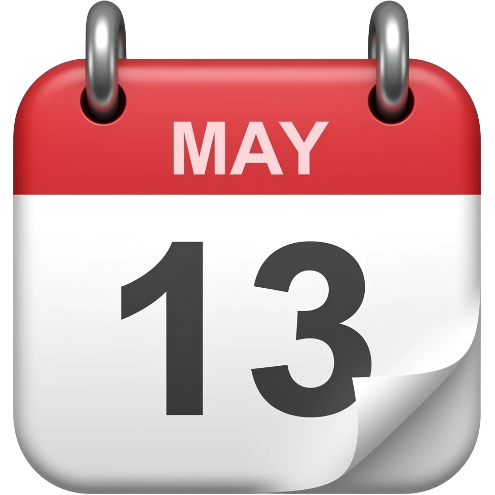 MAY 13 emoji