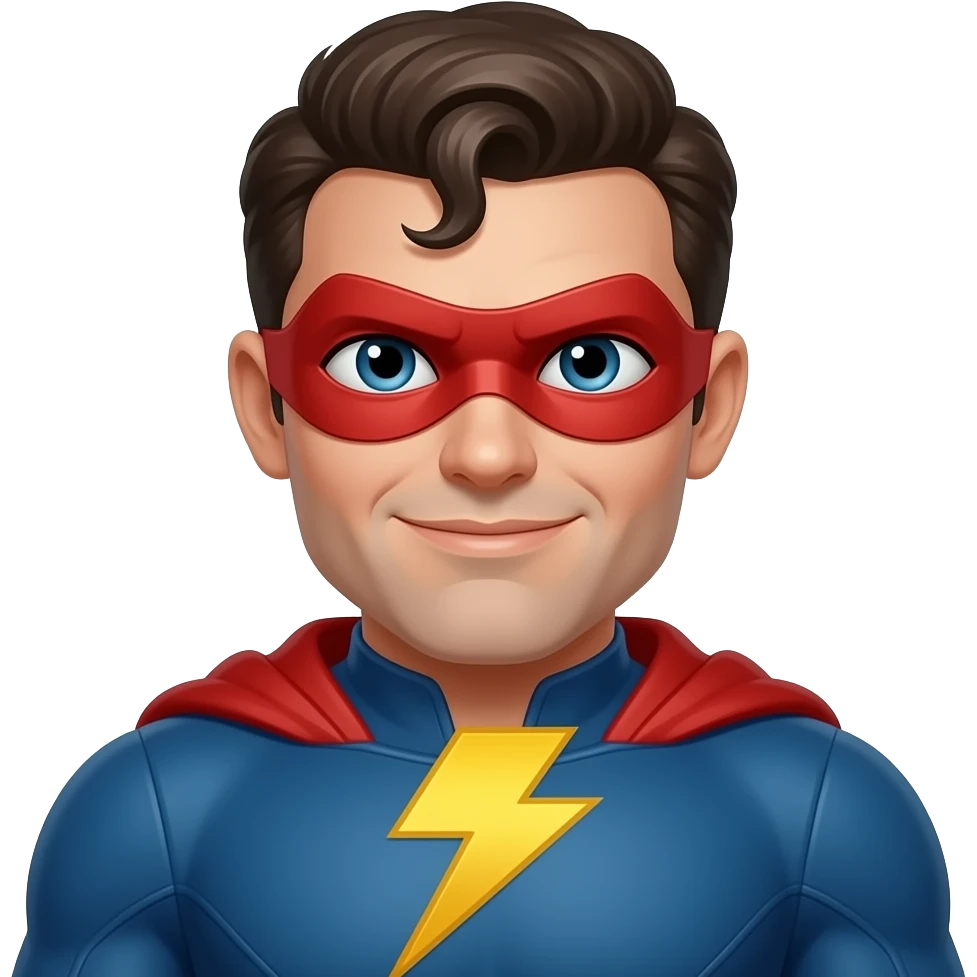 superhero thunder emoji