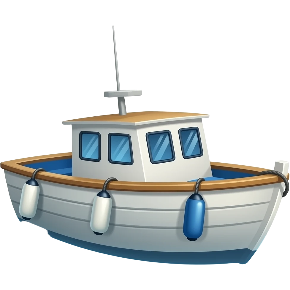 fishing boat emoji