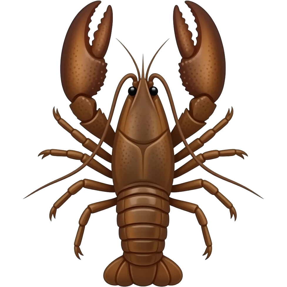 brown Crayfish emoji