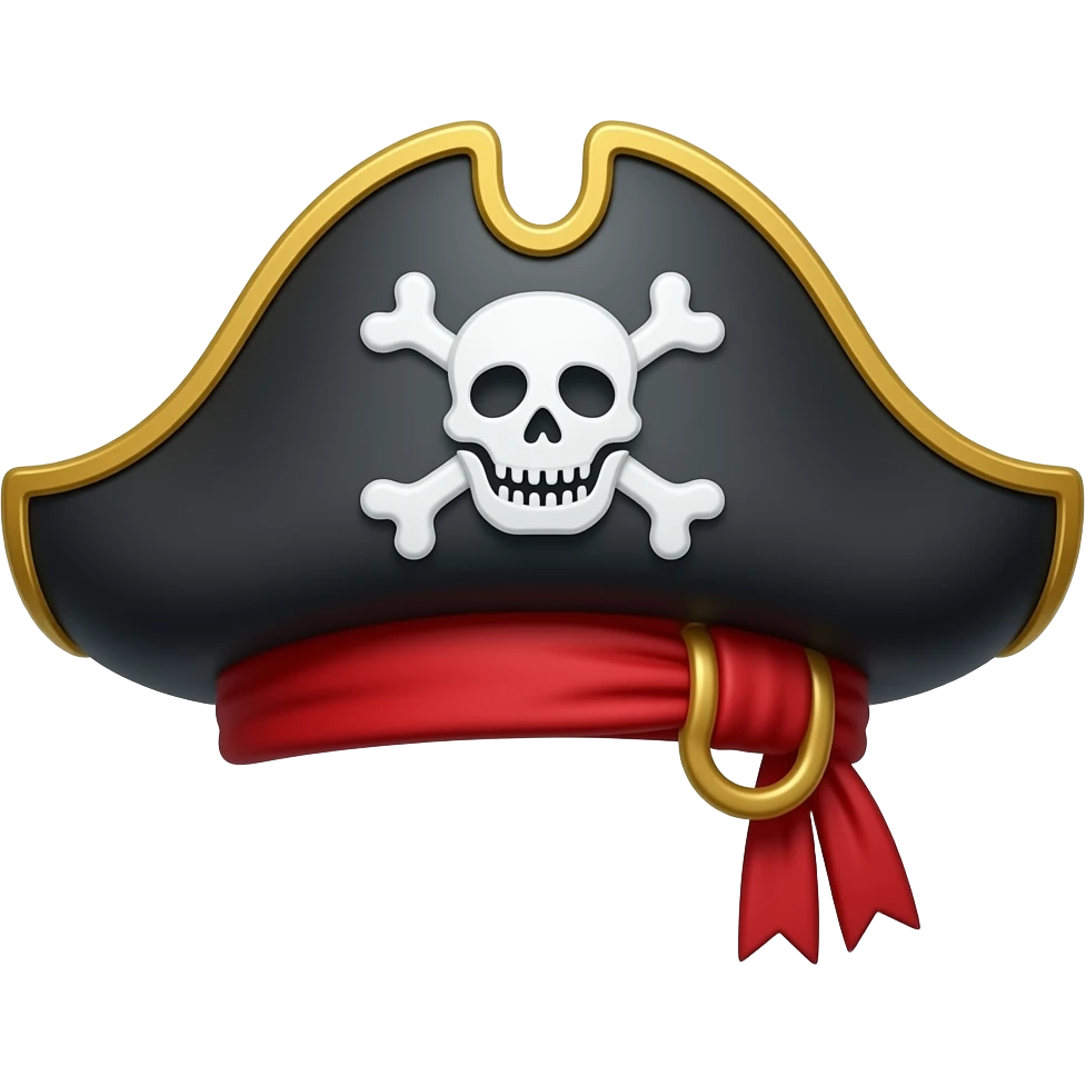 pirate hat emoji