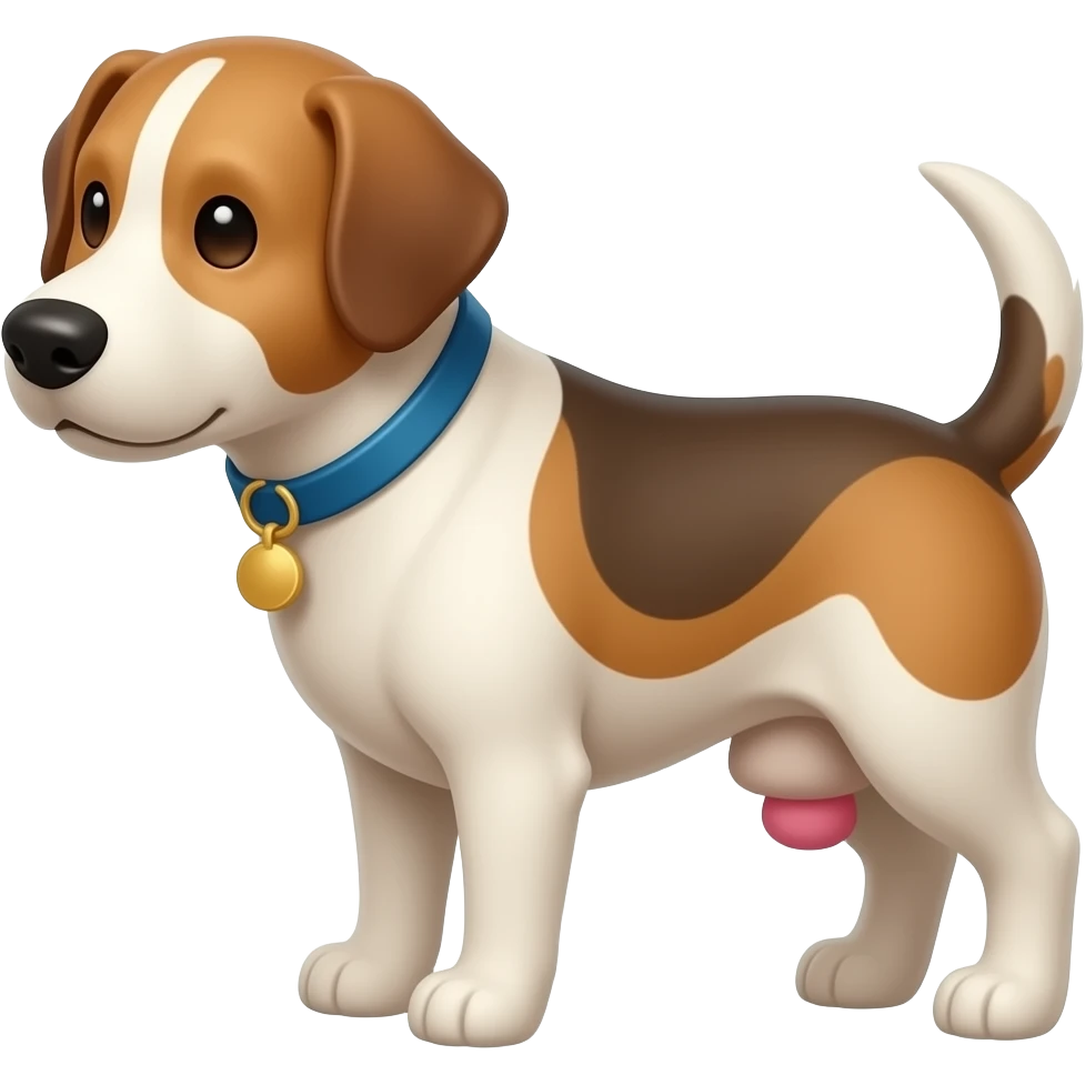 dog pee-ing emoji