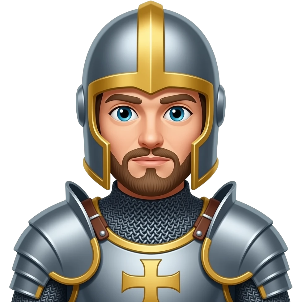 Knight in ancient armor emoji