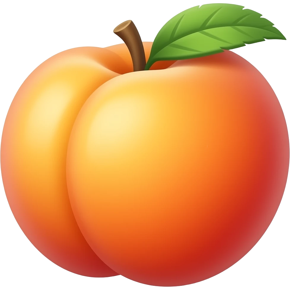 Peach emoji