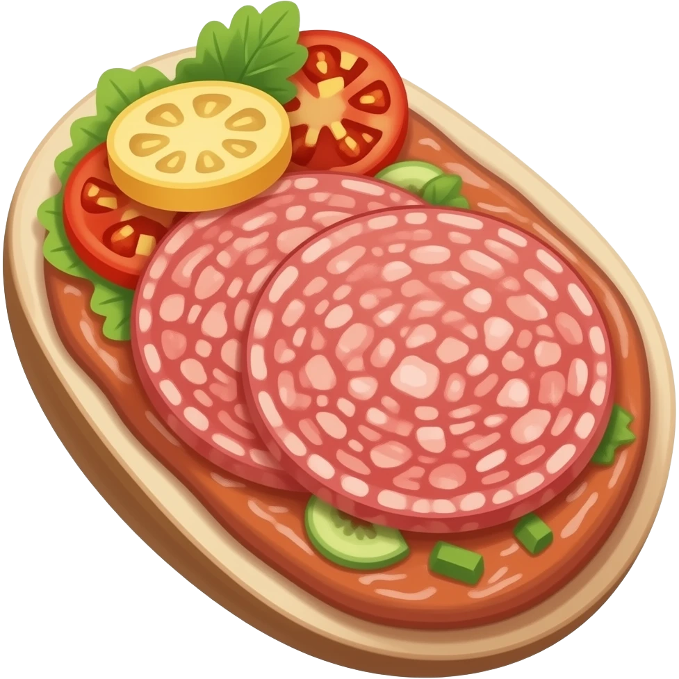 stuffing a sausage emoji