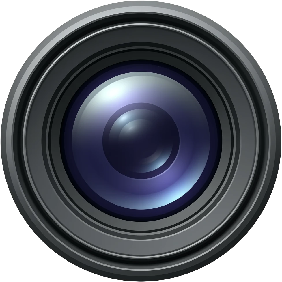 camera lens front emoji