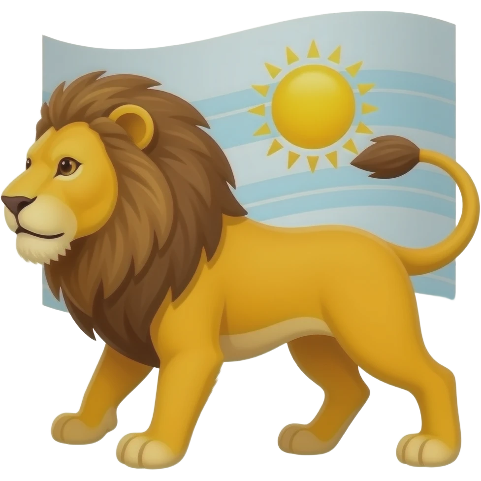 🦁🌞🇹🇯نهههههه پرچم شیر و خورشید emoji