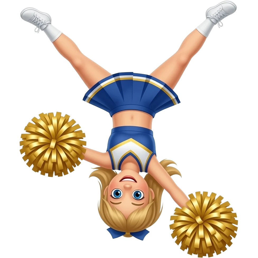 Cheer backflip emoji