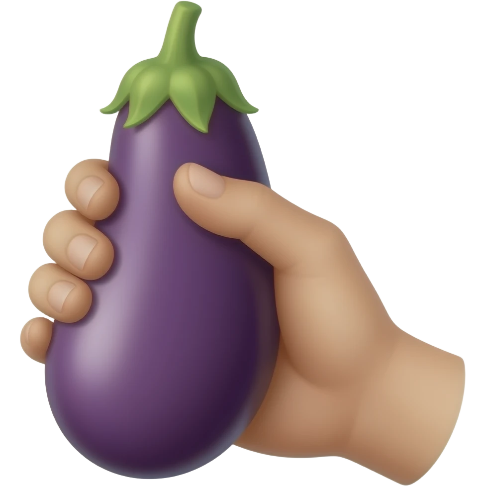 Hold egg plant emoji