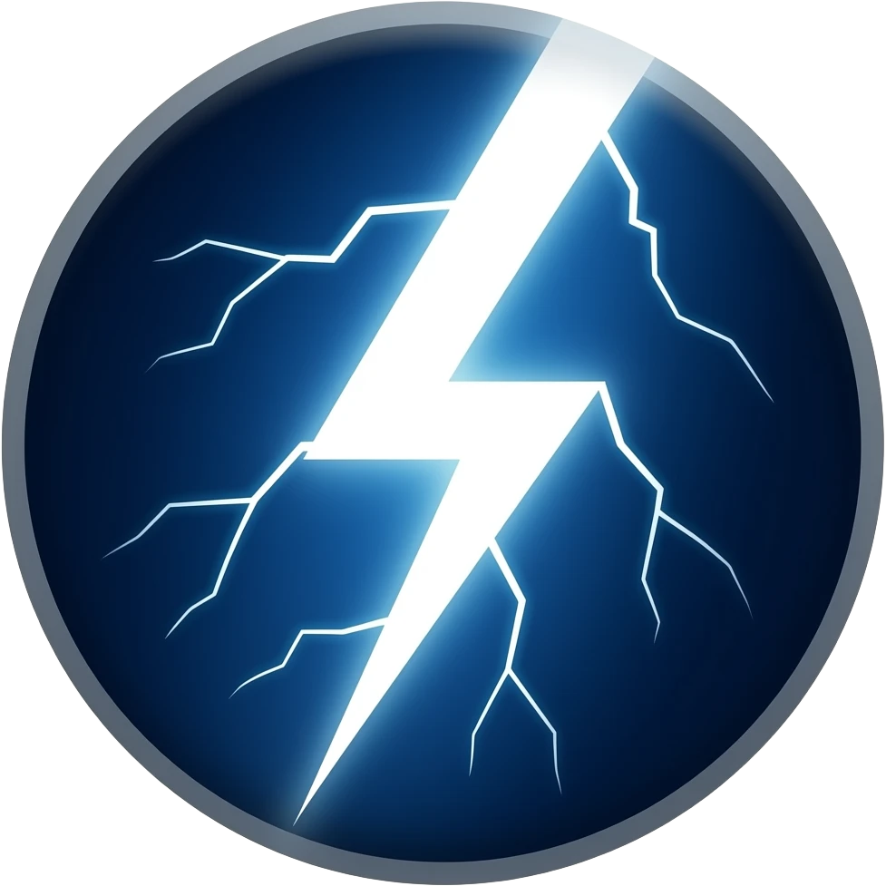 The flash emoji