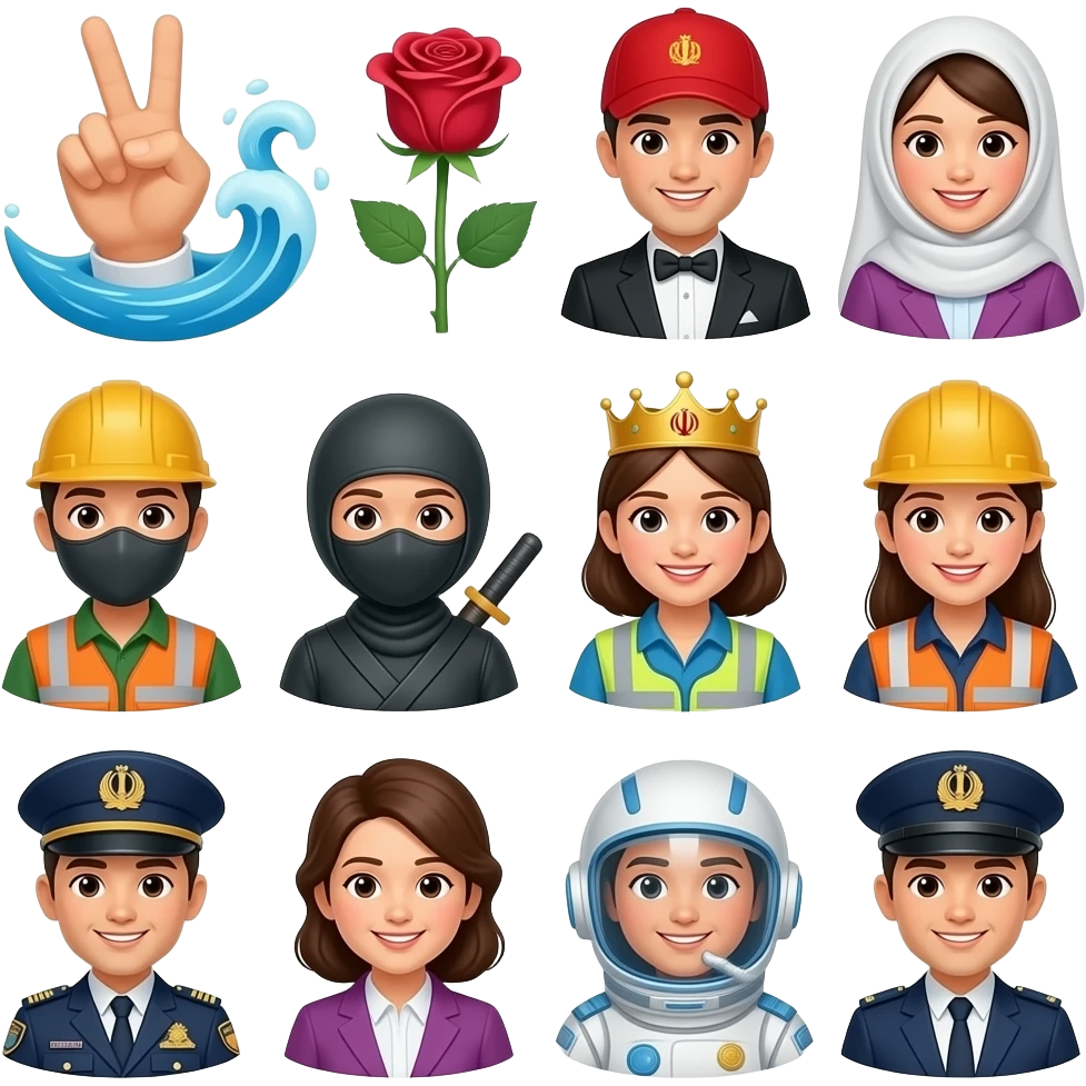 ☺️🌊👋🇮🇷🥀👇✌️👳‍♀️👳👲👲🧕🧕🤵‍♂️🤵‍♂️😁😄👸👸🫅👷👷👷‍♀️👷‍♂️👷‍♂️👷‍♂️🥷🥷💂💂💂💂‍♀️💂‍♀️💂‍♀️👮‍♂️👮‍♀️👮‍♀️👮🕵👸🕵🧑‍🚀🕵‍♂️👮 emoji
