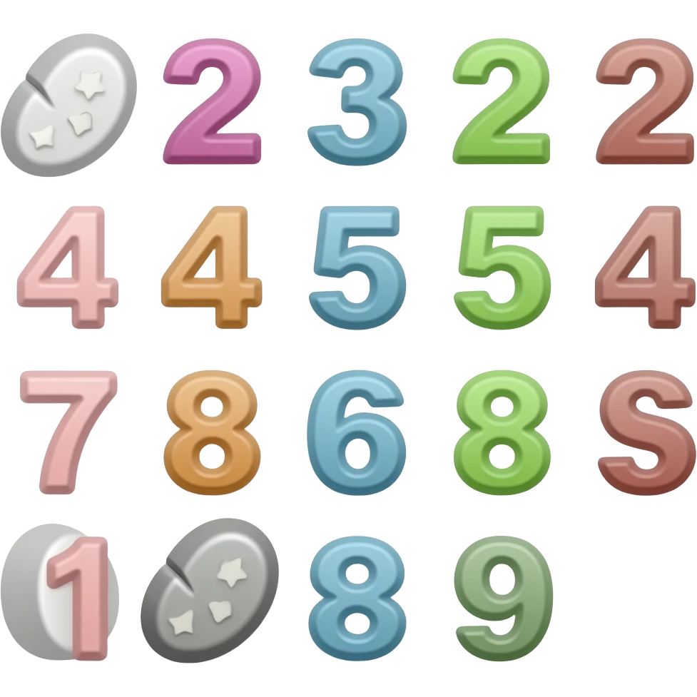 numbers emoji