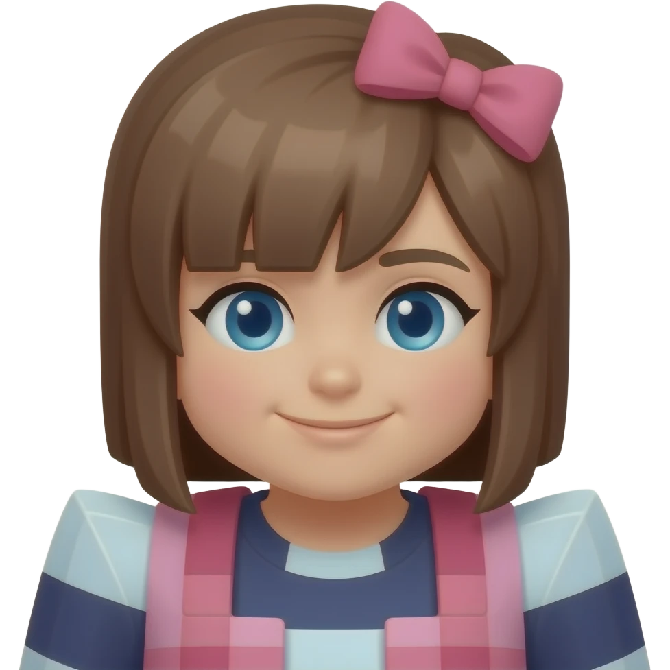 Minecraft karakter kız emoji
