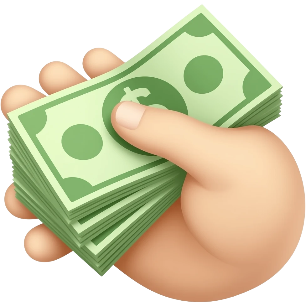 handing over money emoji