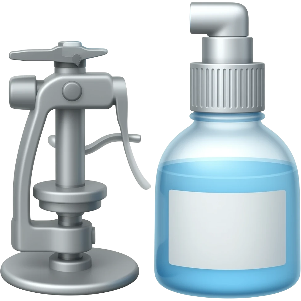 Spray press and water comes out emoji