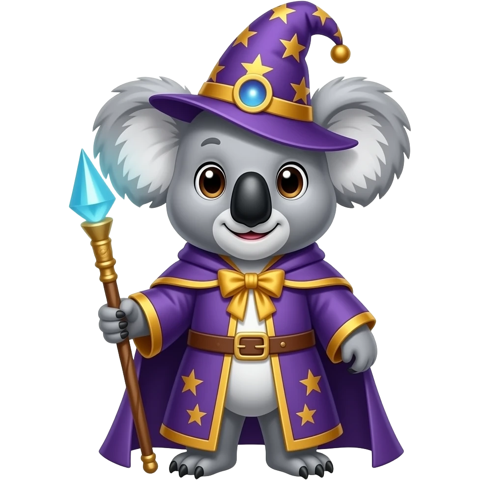 koala wizard emoji
