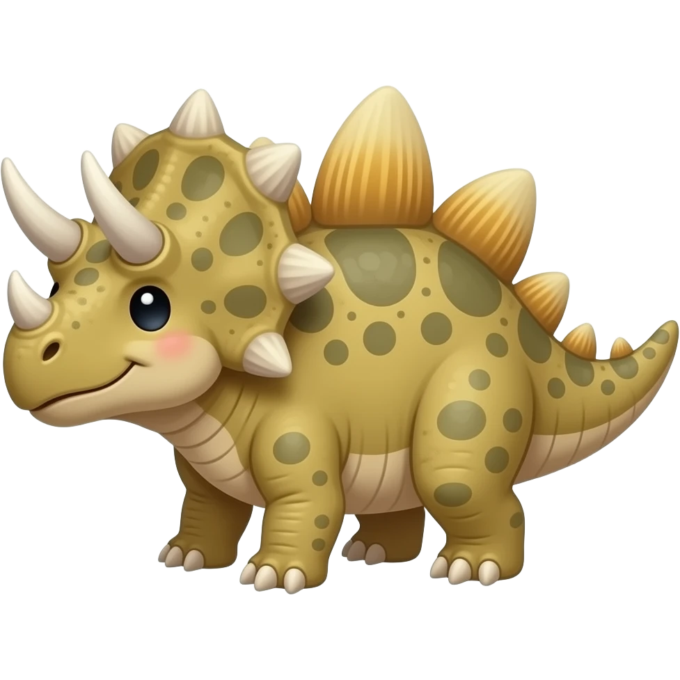 cute CARNOTAURUS with small horns emoji