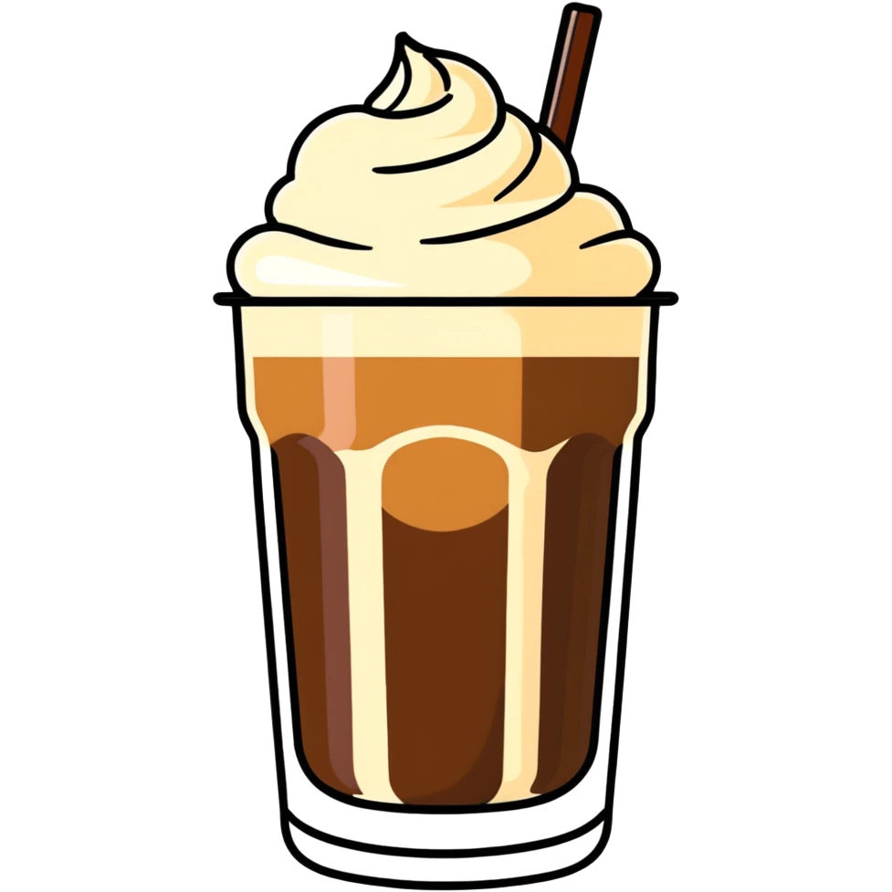 Root beer float emoji