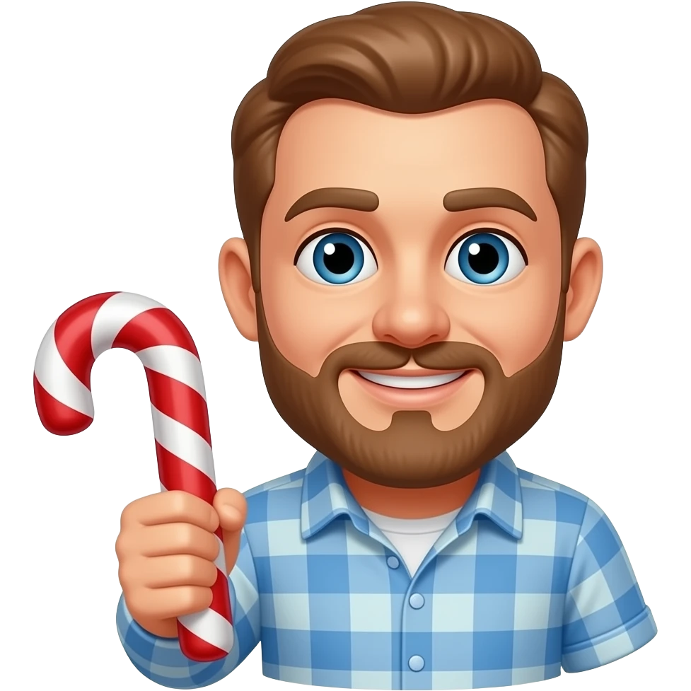 Candy man with candy bar emoji