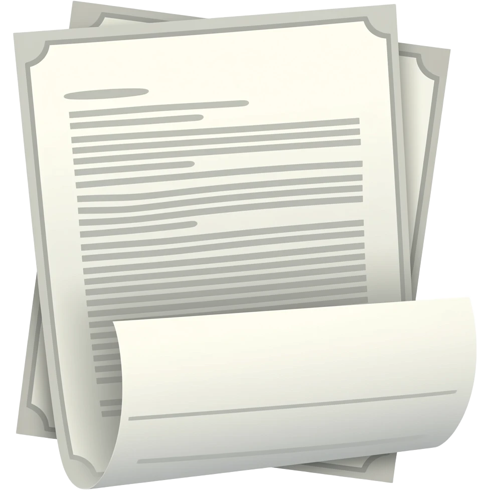 contract paper emoji