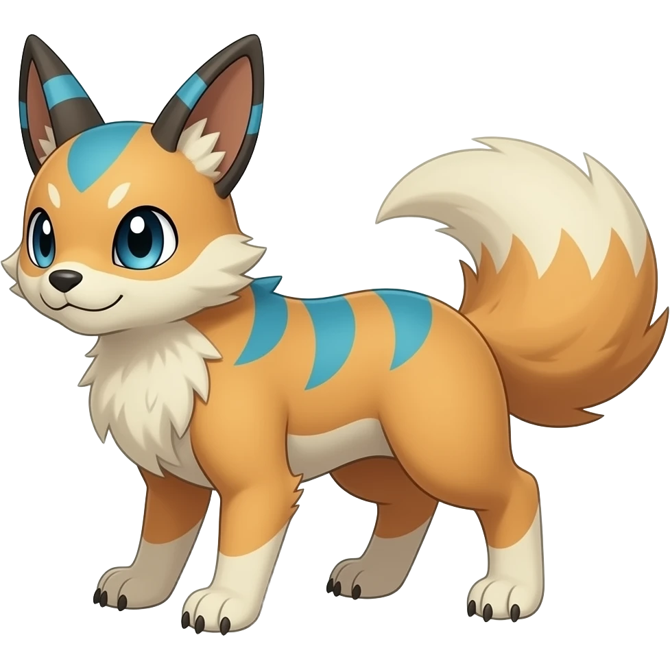 Meowstic-Dialga-Minccino-Furret-hybrid emoji