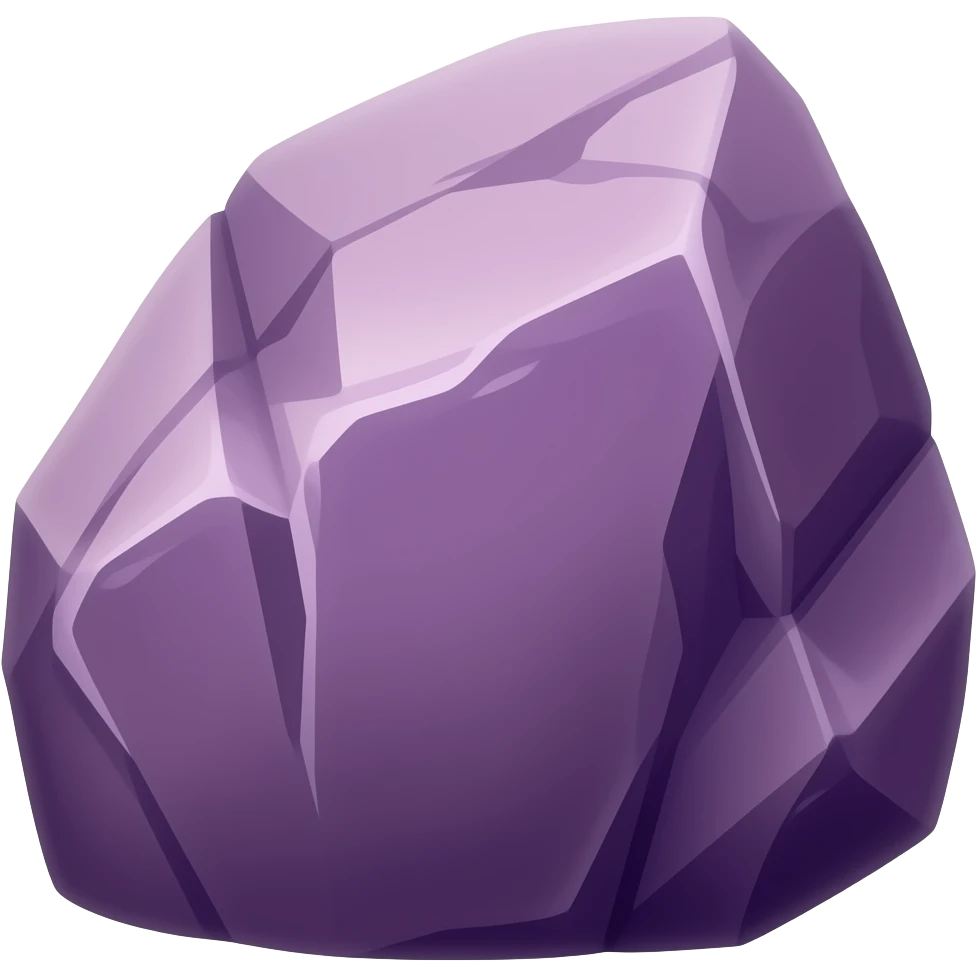 special purple rock emoji