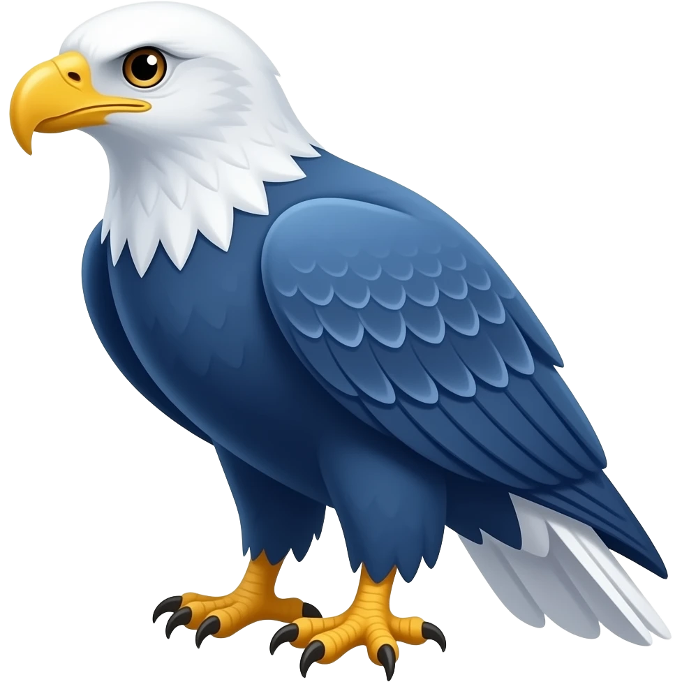 Blue eagle emoji