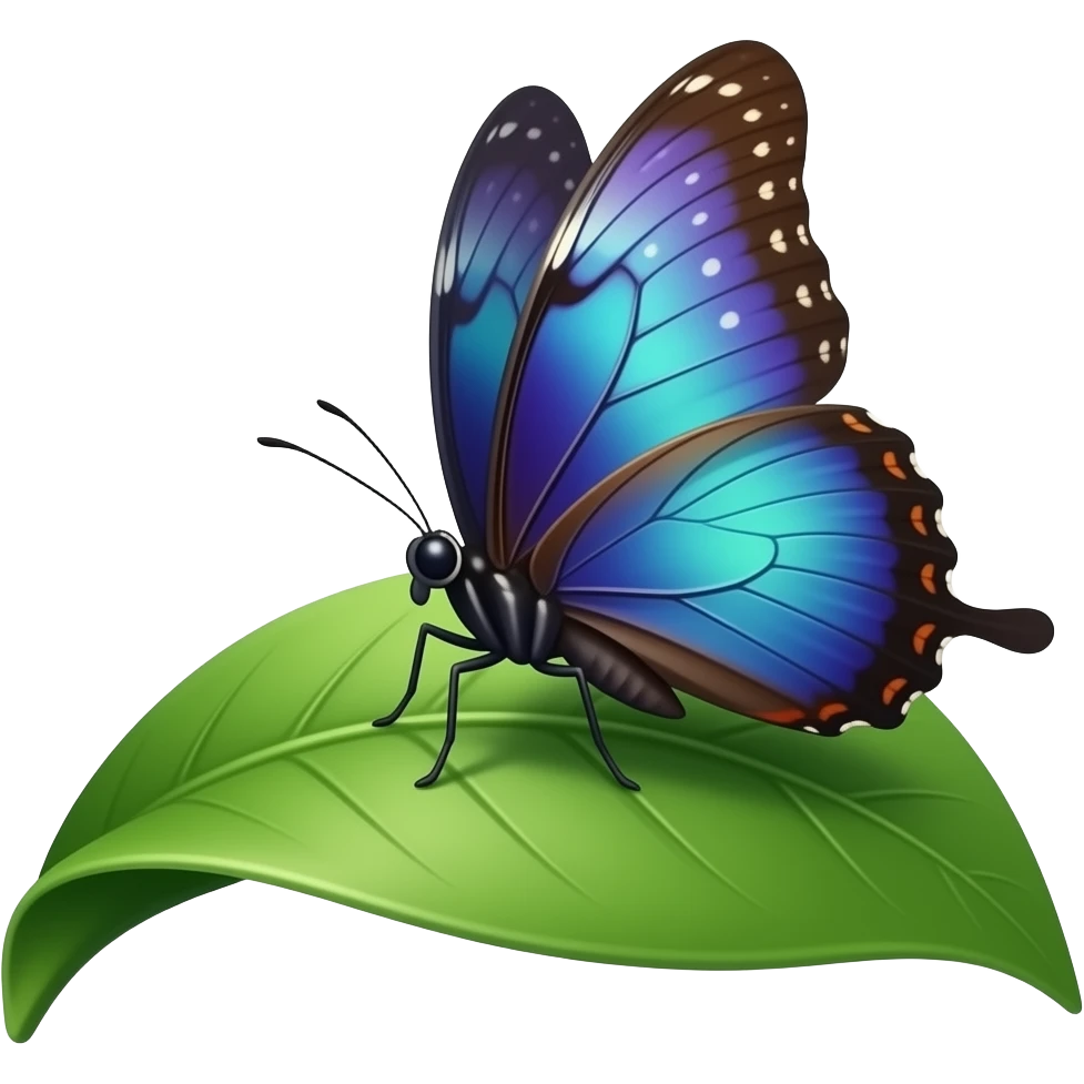 purple butterfly emoji