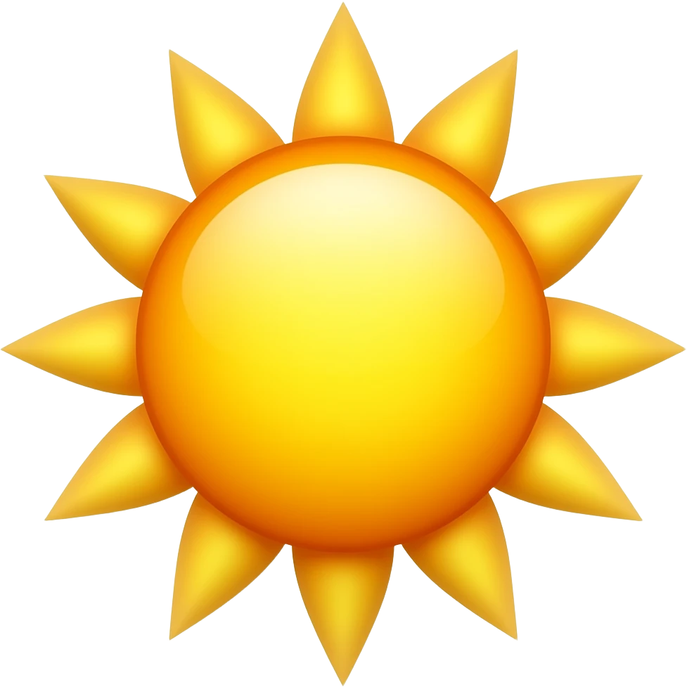 Sun emoji