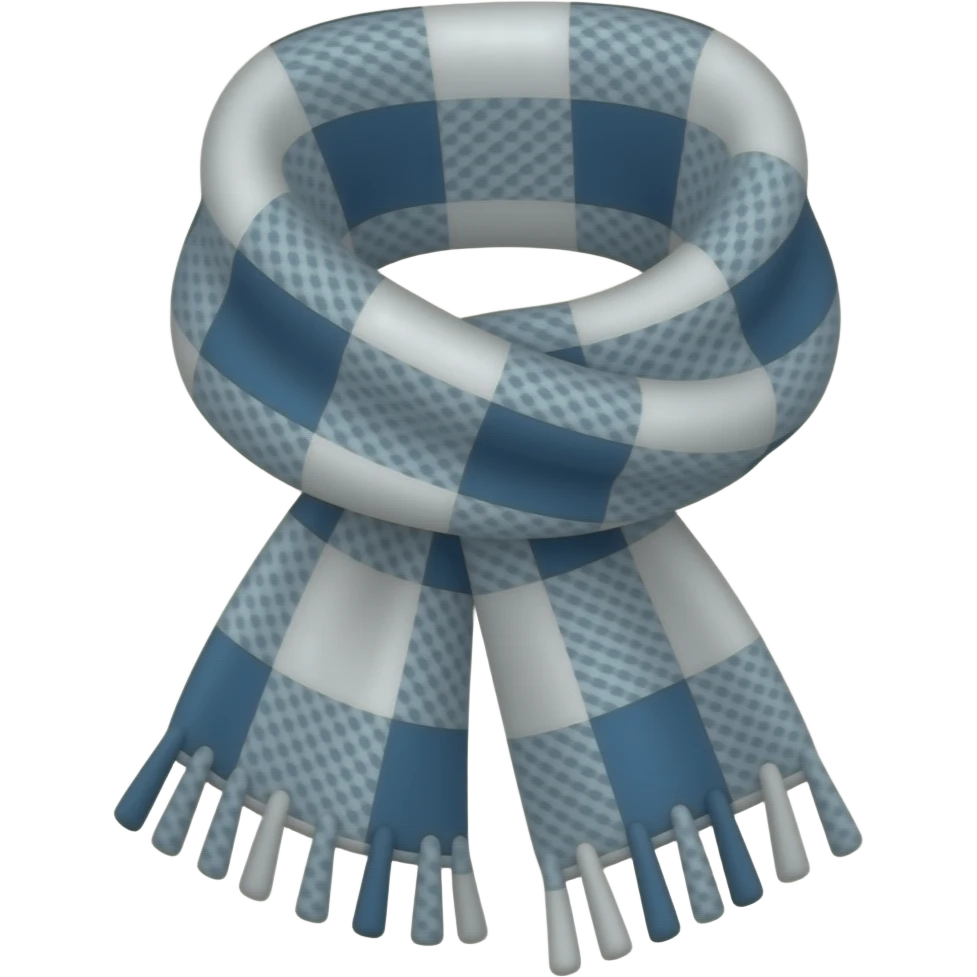 folded scarf emoji