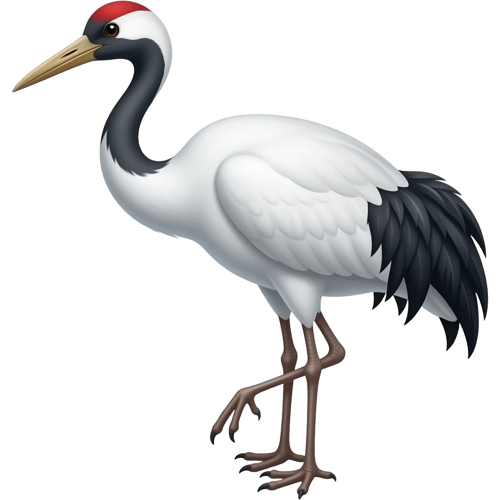 crane bird emoji