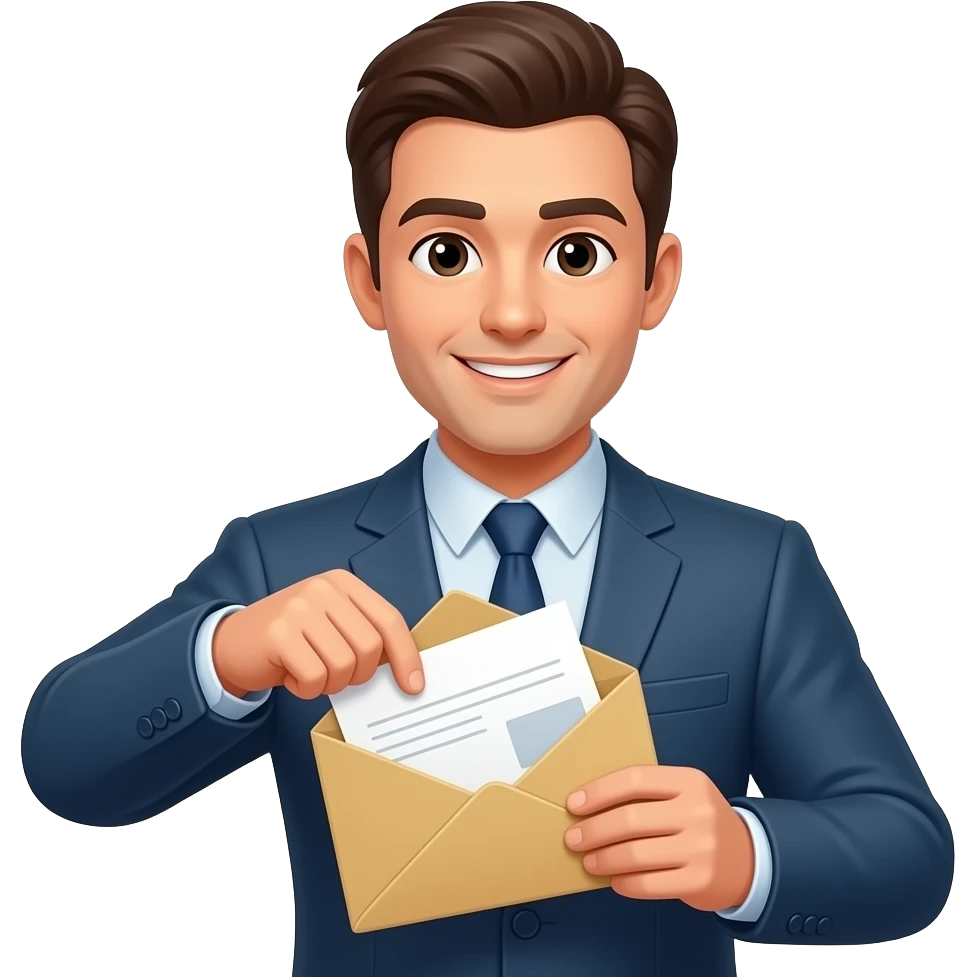 open envelop emoji