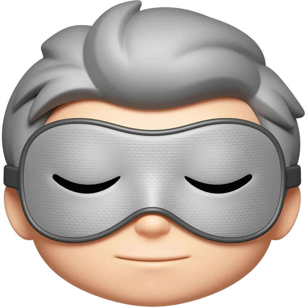 a sleepmask emoji
