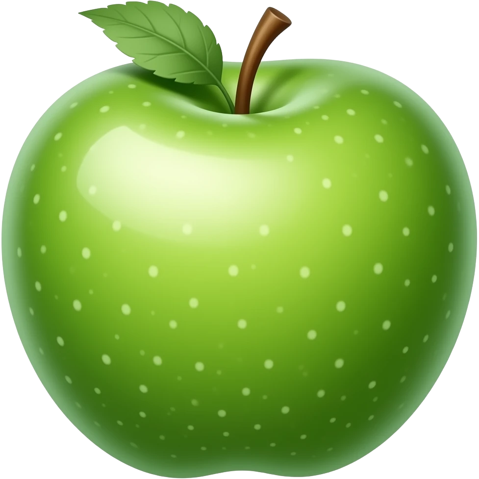 sparkling green apple emoji