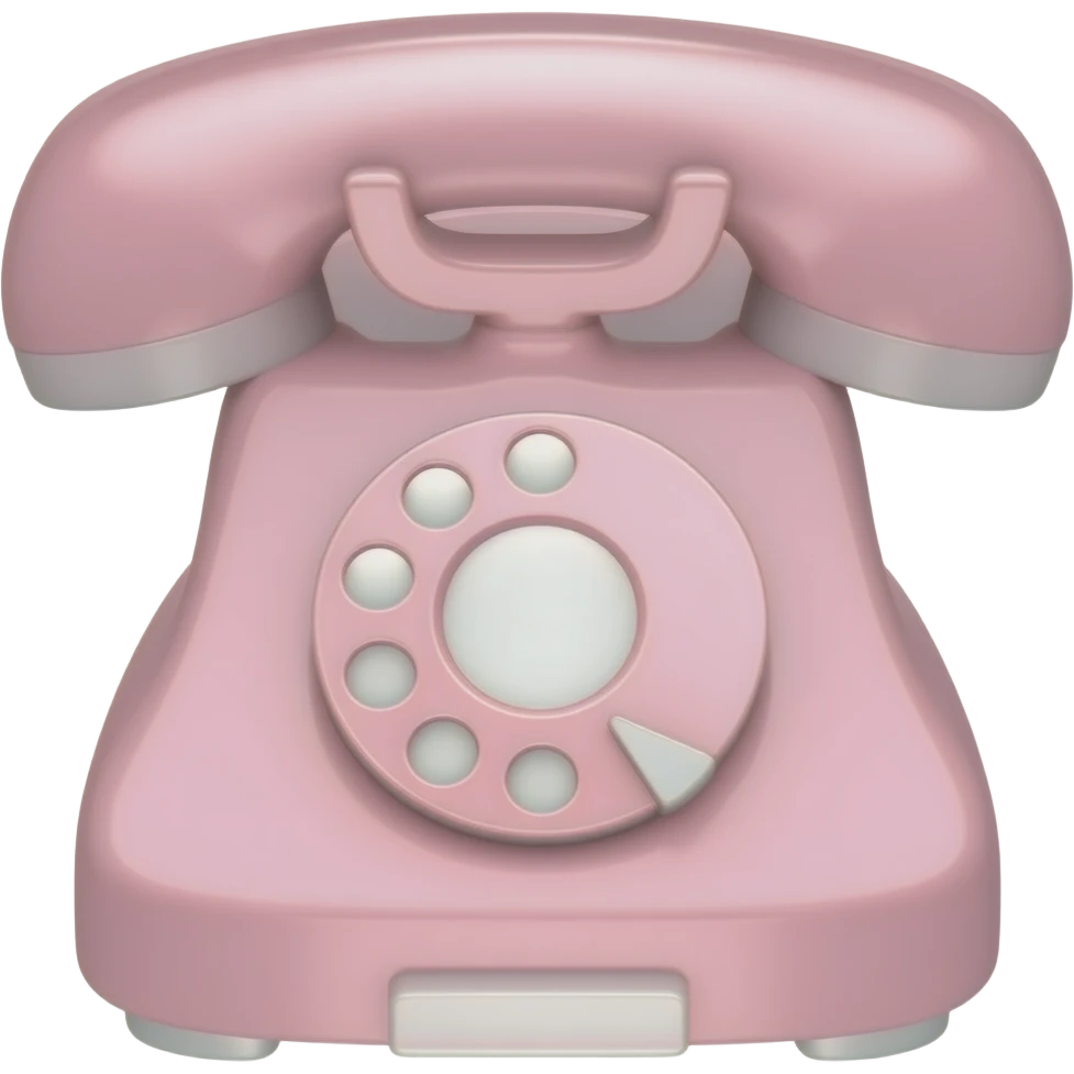 fone rosa emoji