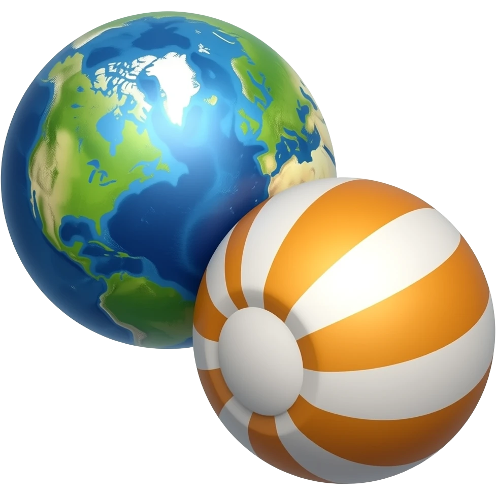 two balls emoji