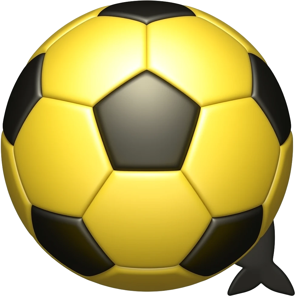 yelllow black dolphin circle wave soccerball emoji