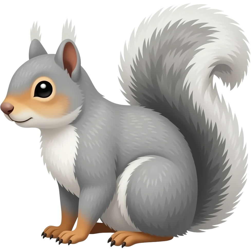 Gray Squirell emoji
