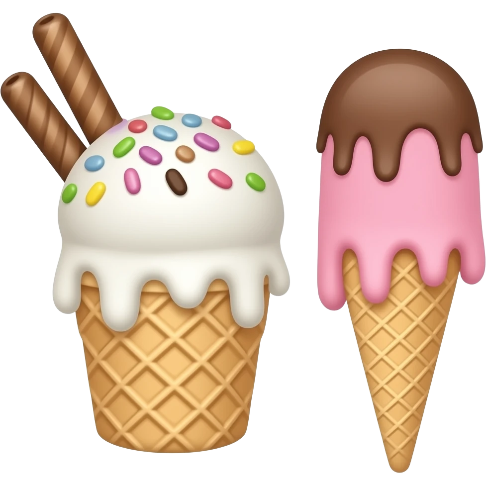 Ice cream emoji
