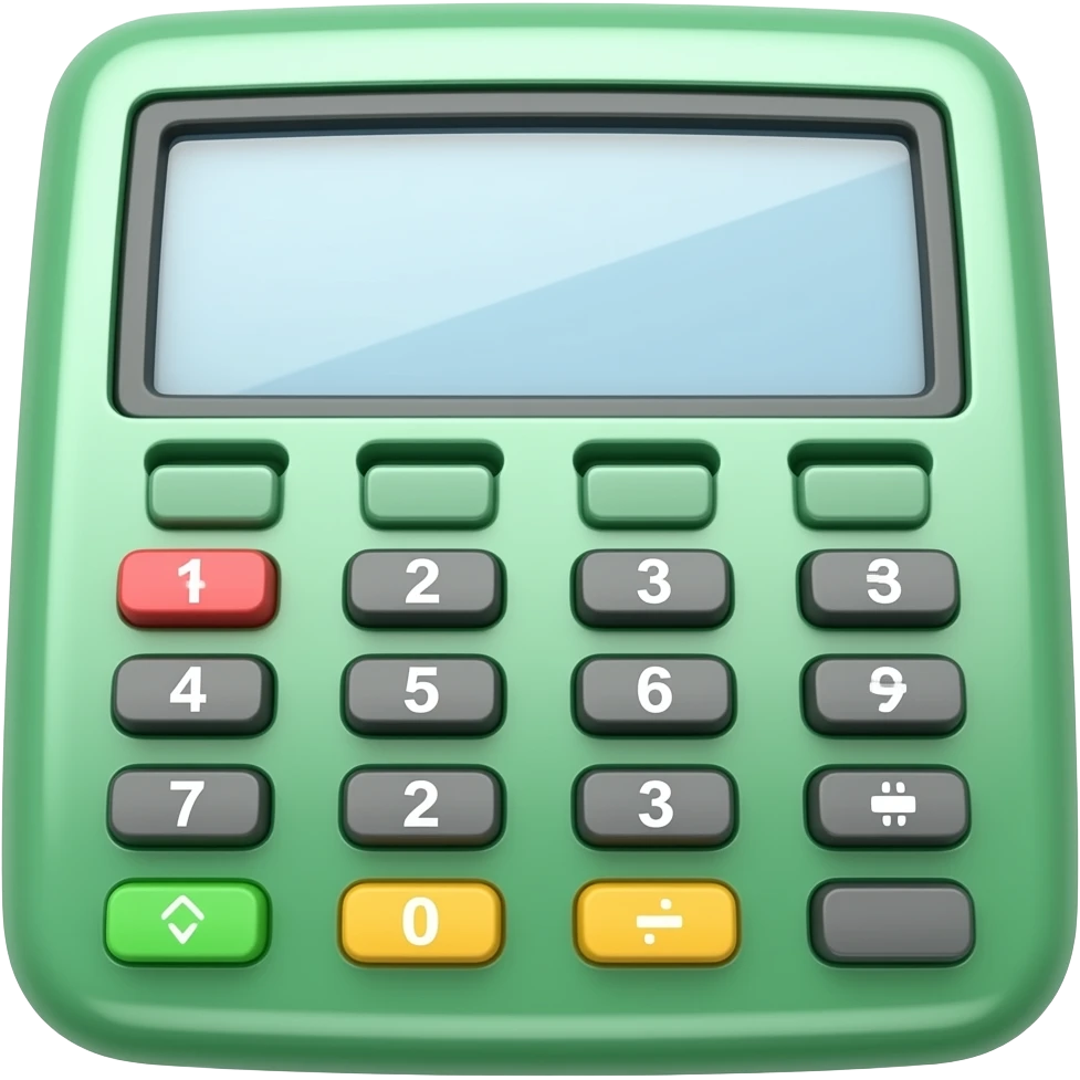 Green Payment terminal emoji