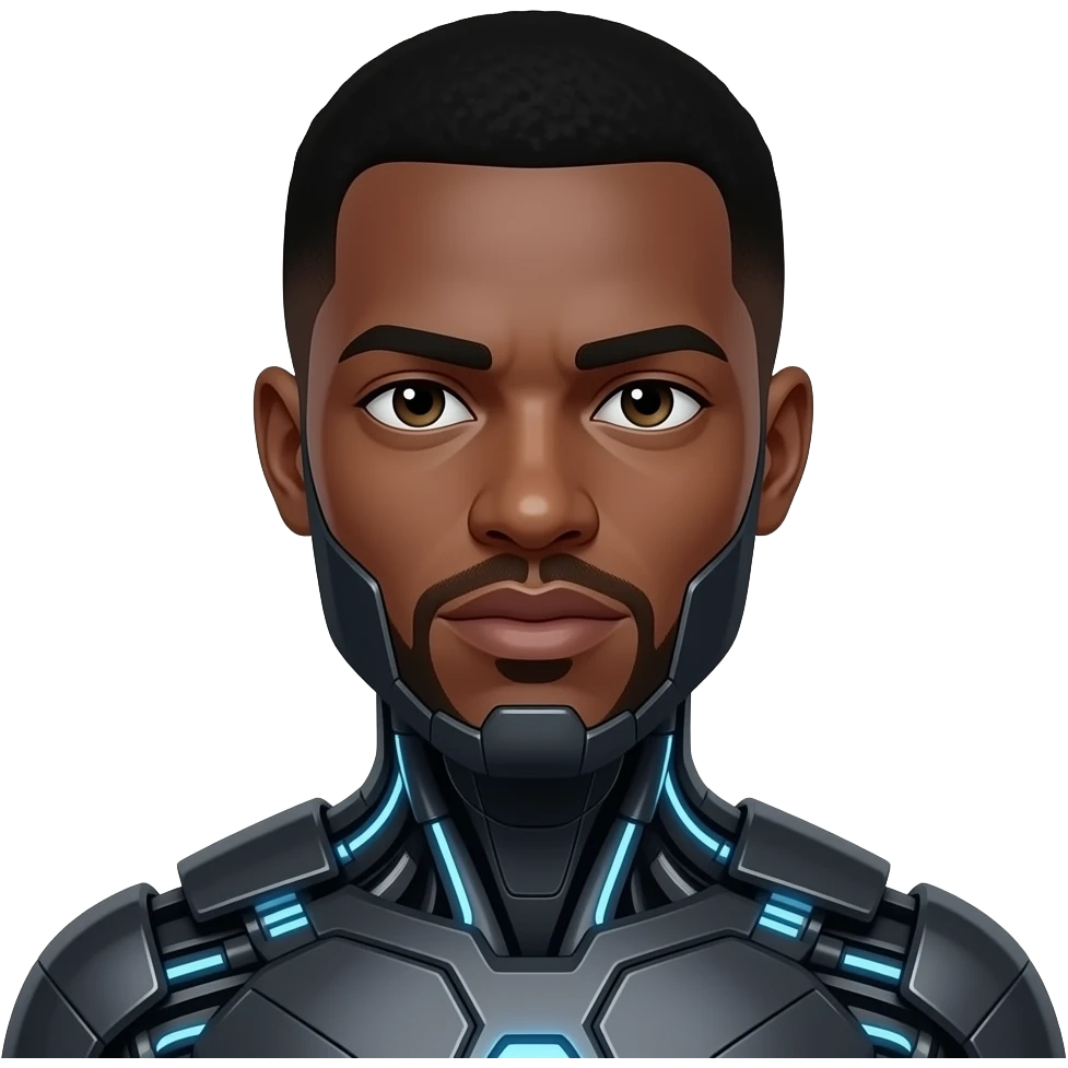 CYBORG DC BLACK GUY emoji