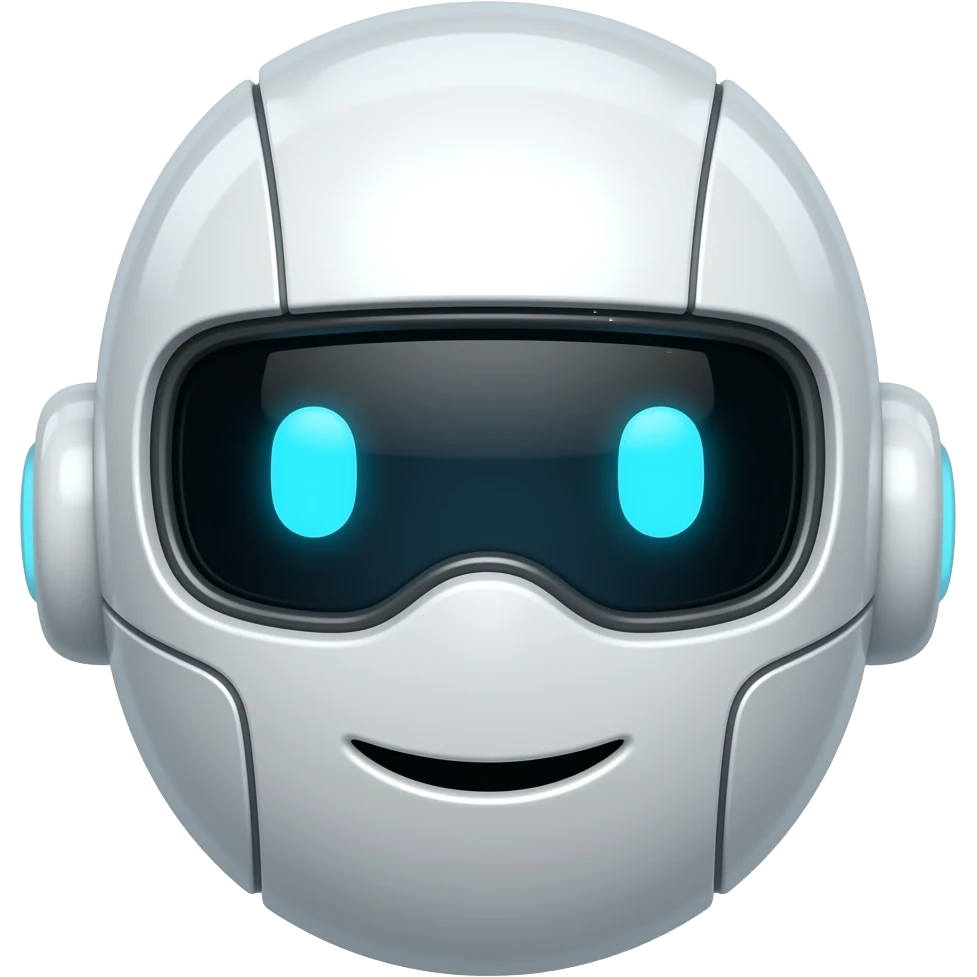 robot face emoji