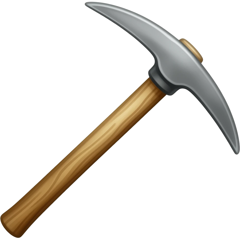 pickaxe emoji