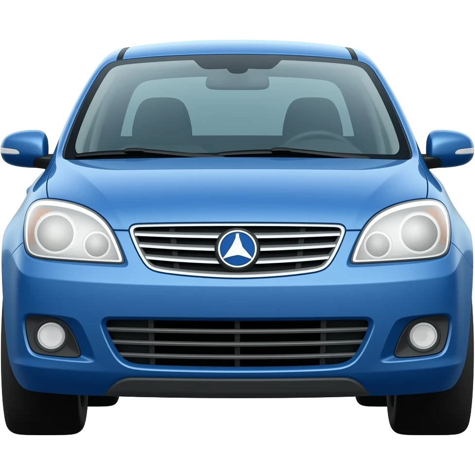 blue car emoji