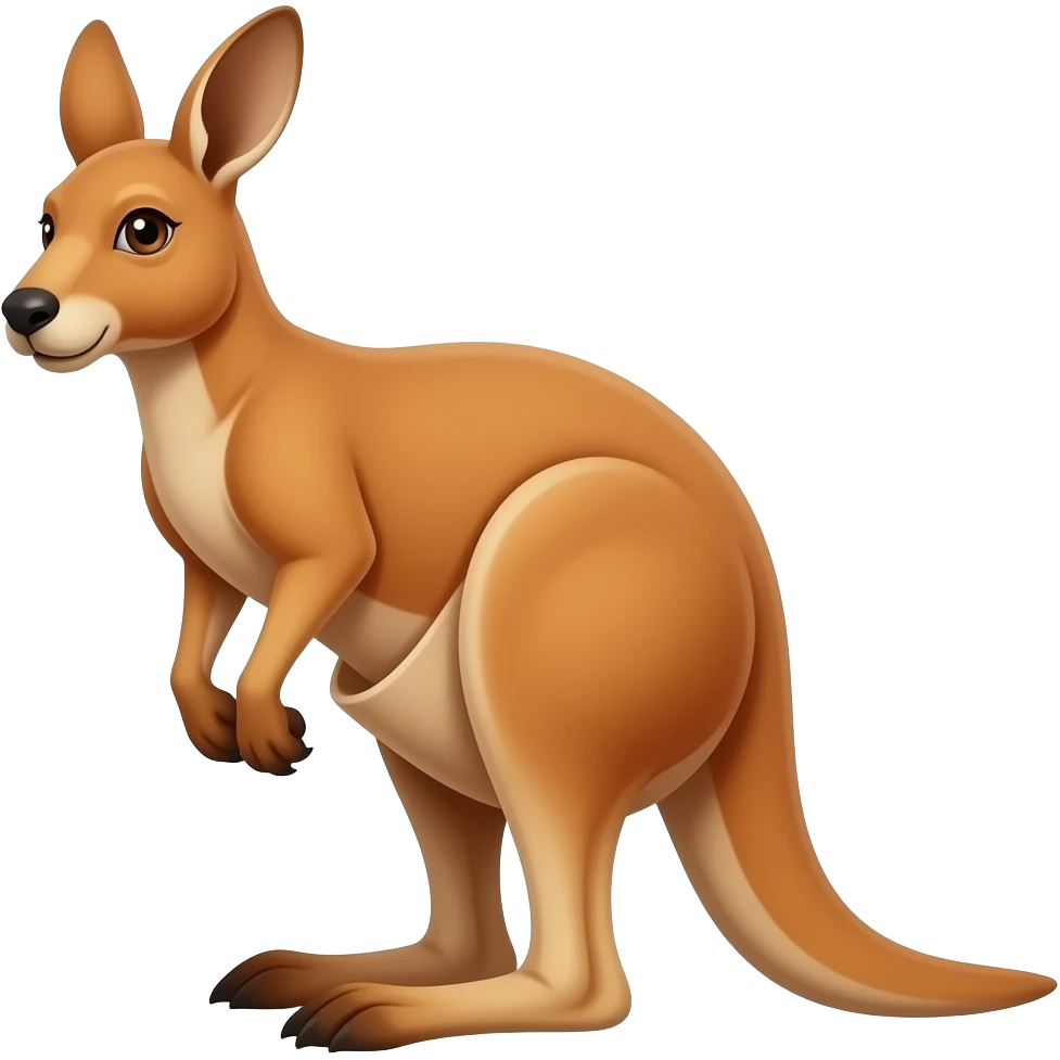 Red kangaroo emoji