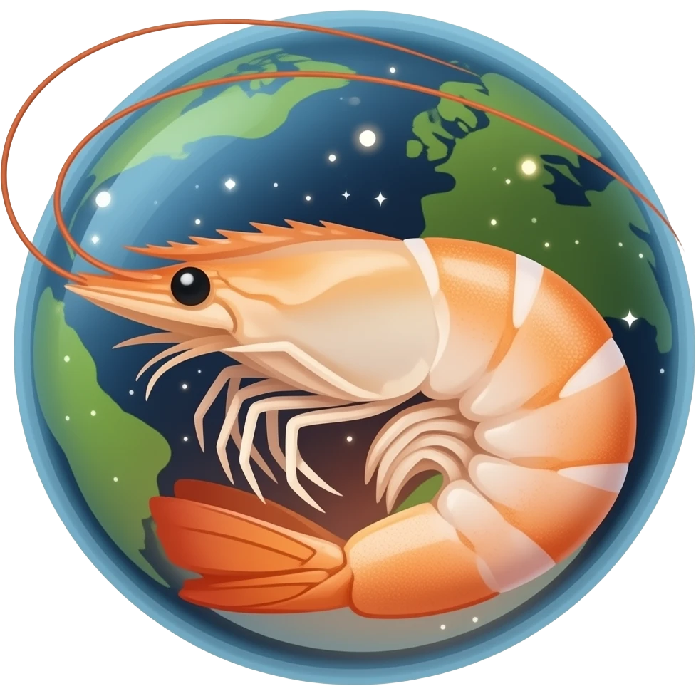 shrimp in space emoji