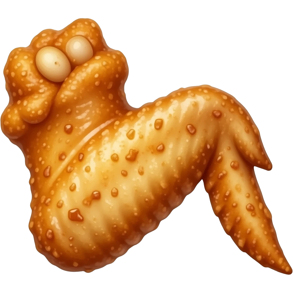 lemon-pepper flavored chicken wing emoji