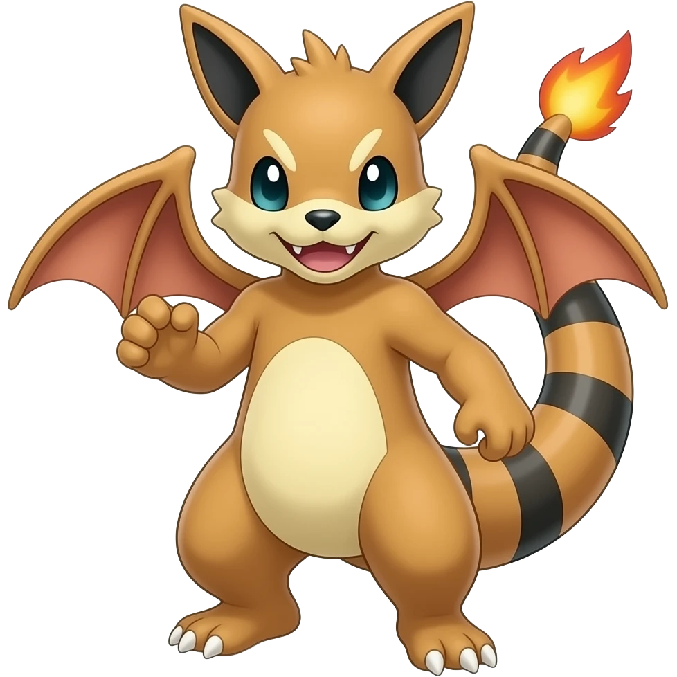Typloshion-Salandit-Zangoose-Fusion (full body) emoji