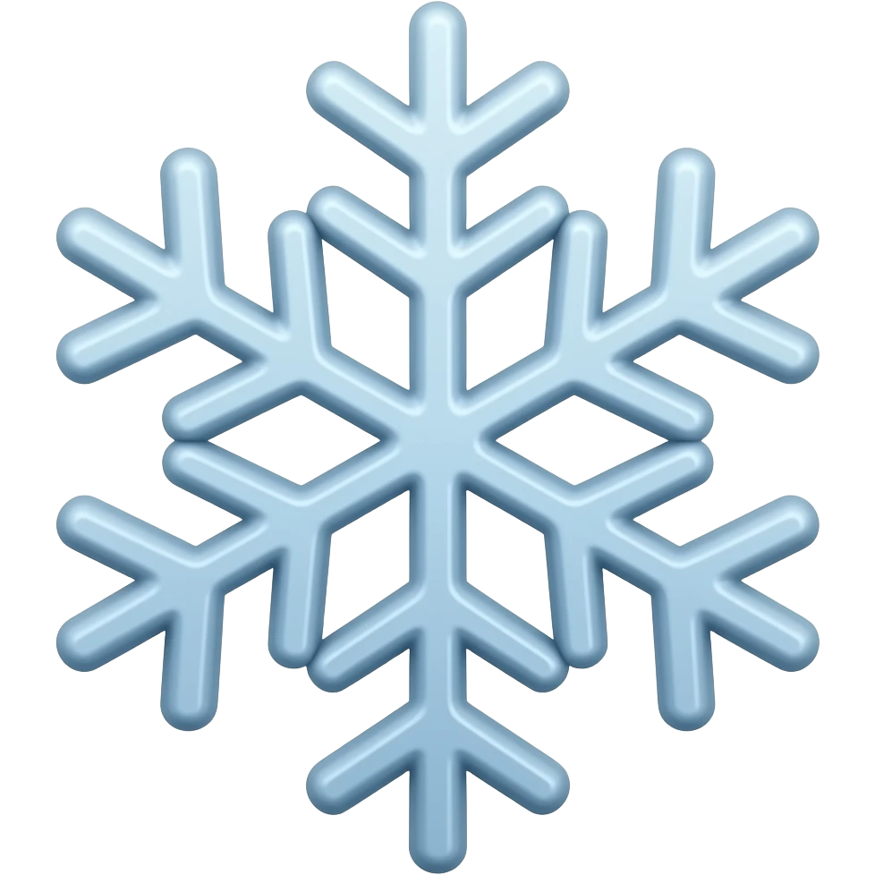 Snowflake emoji