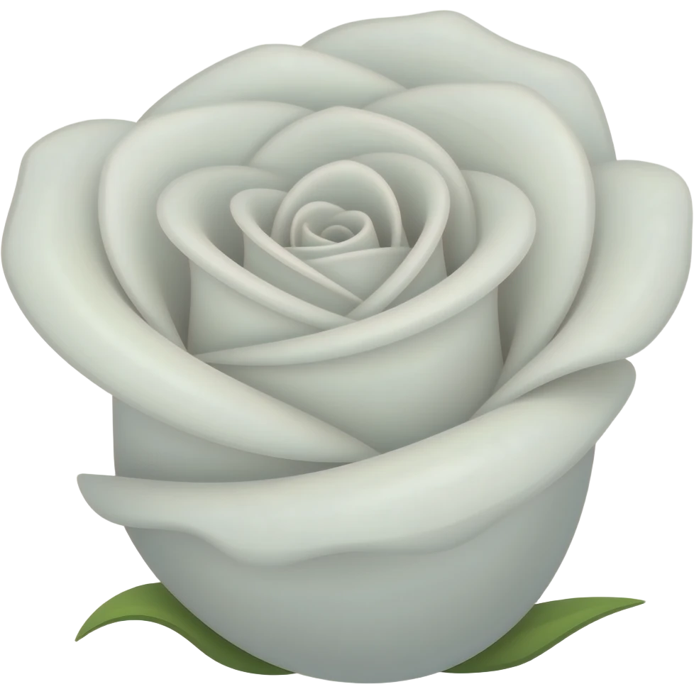 🌹 su emojinin beyaz gül versiyonu yap emoji